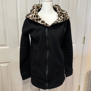 leopard, Hooded Jacket